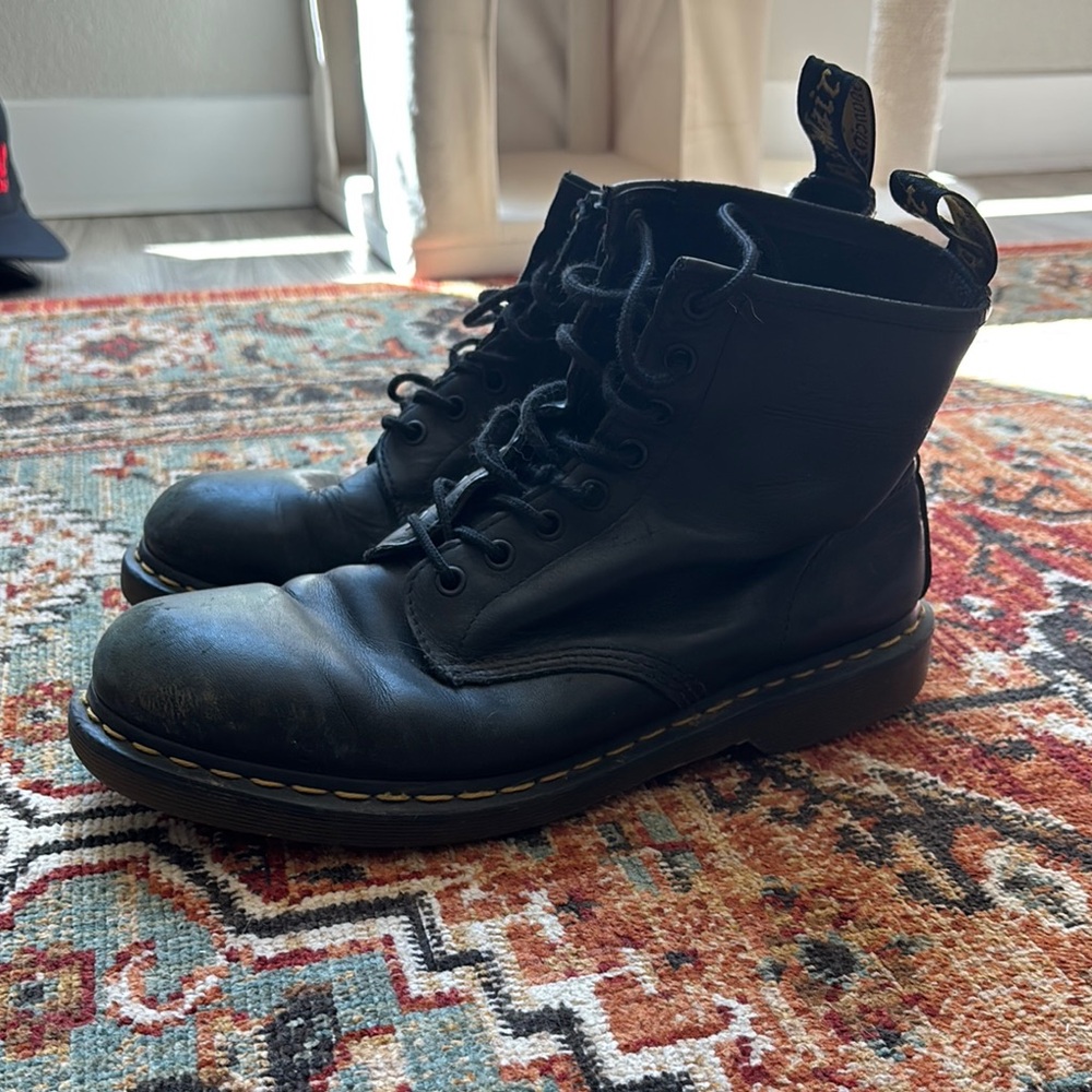 Dr. Martens Black Leather 1460 Boots